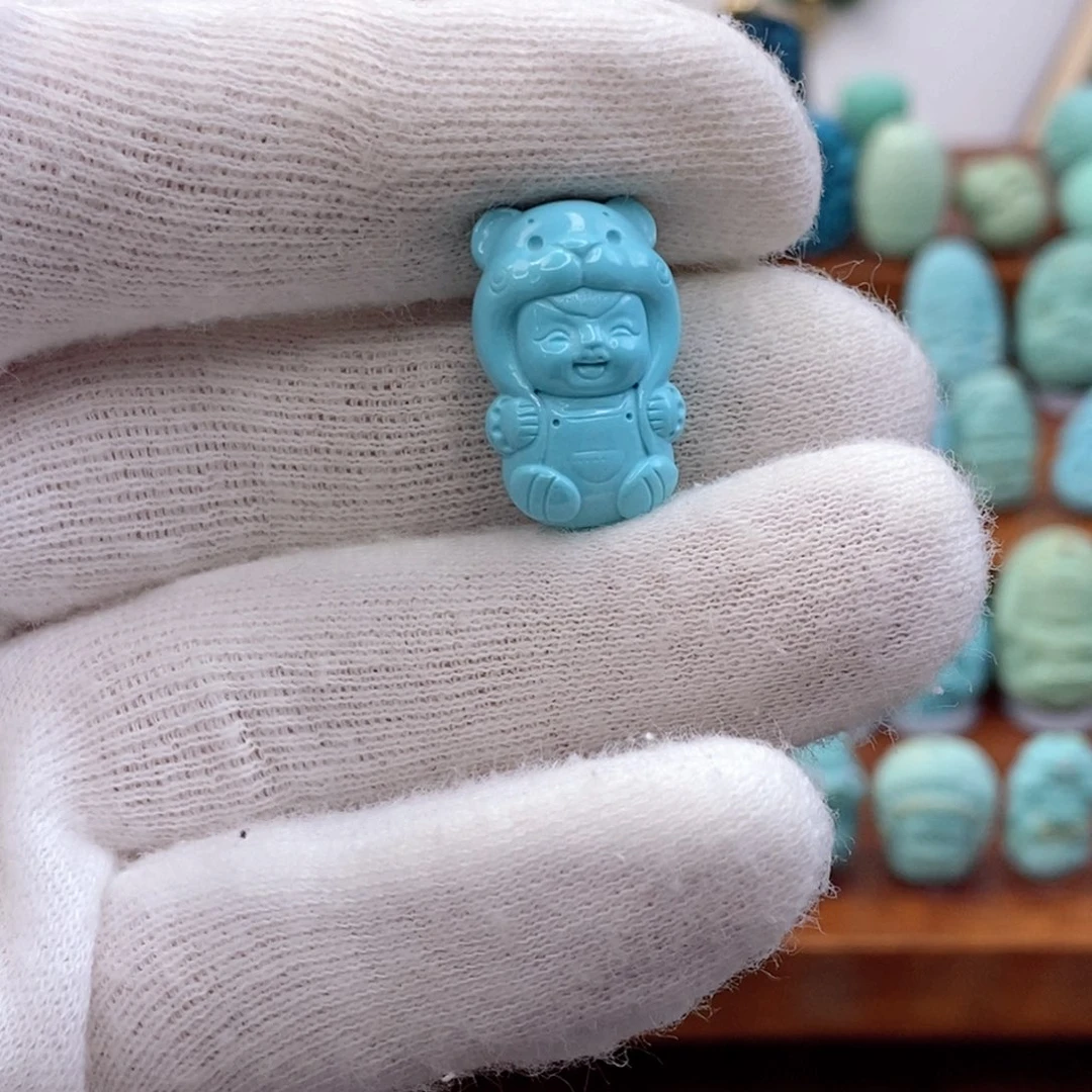 未镶嵌绿松石珠宝奇石