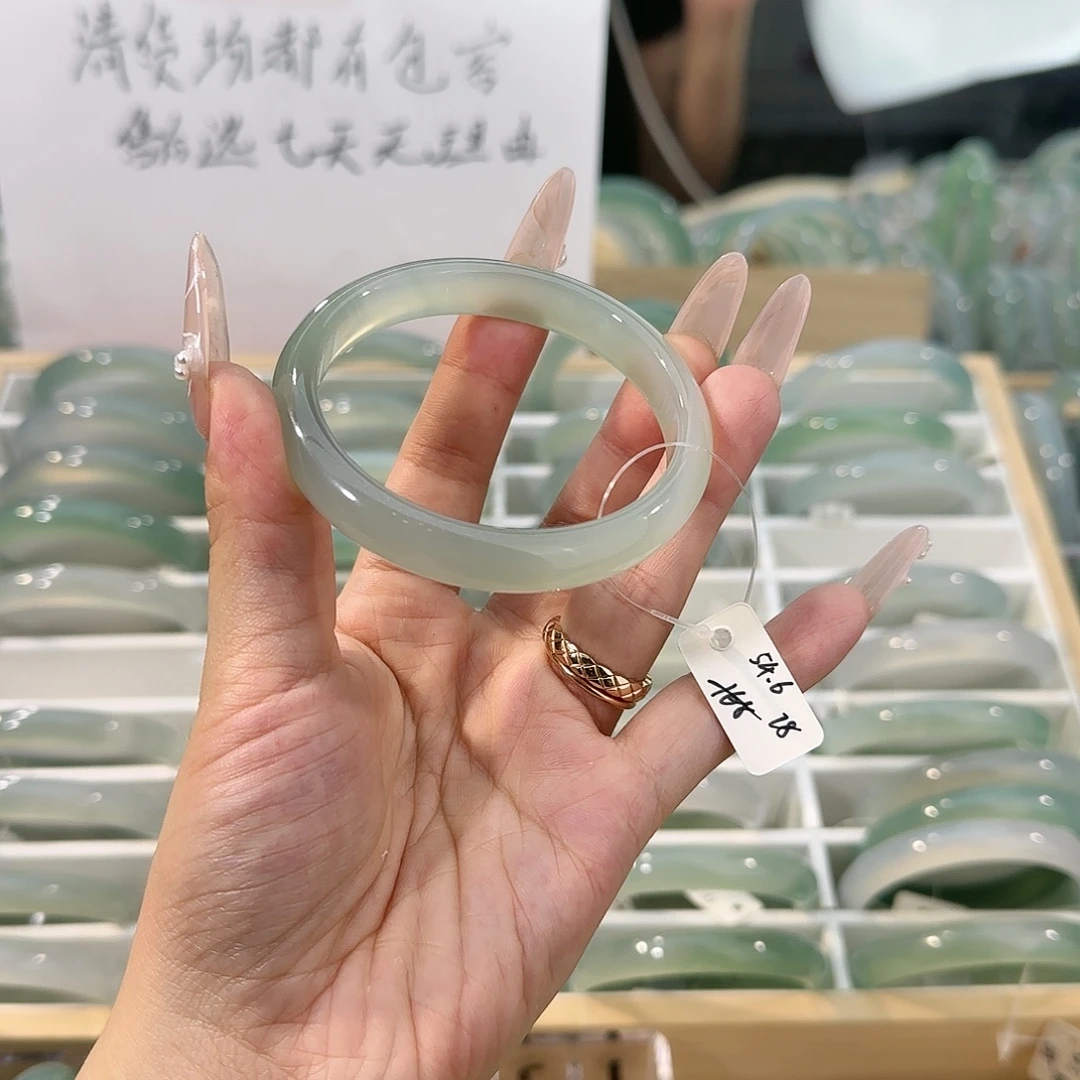 手镯玛瑙/玉髓未镶嵌圈口54.6