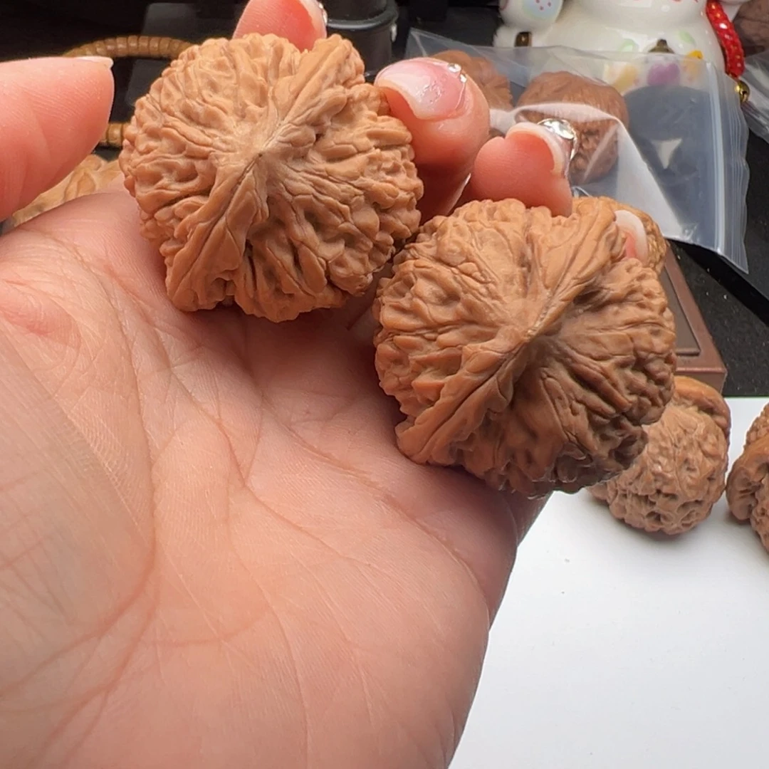 文玩核桃把件莲花40