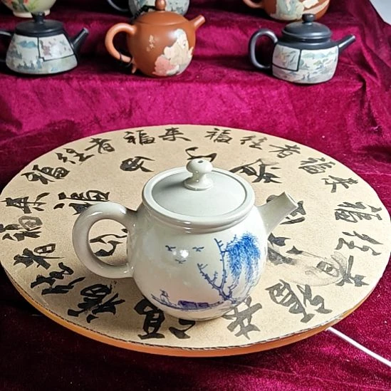 建水紫陶全品茶壶6号