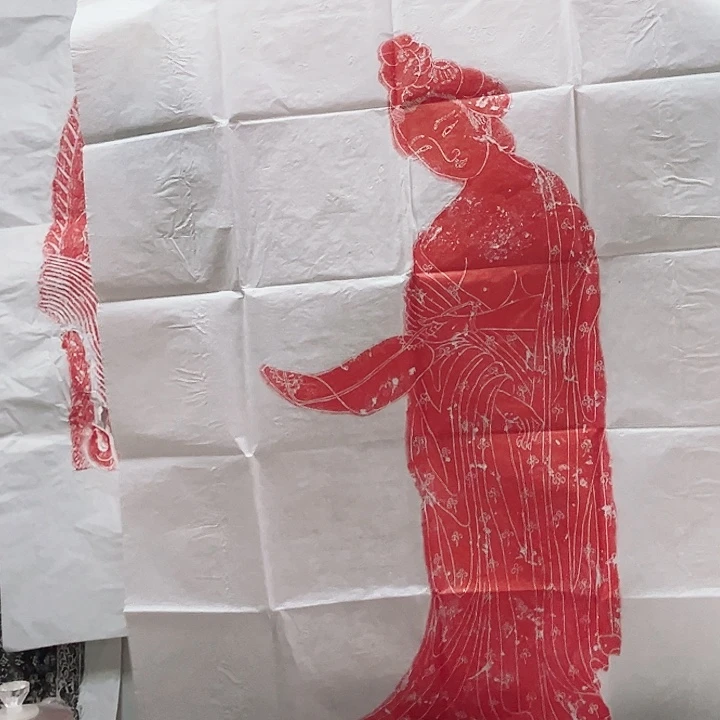 拓片用纸其他唐代公主图拓片