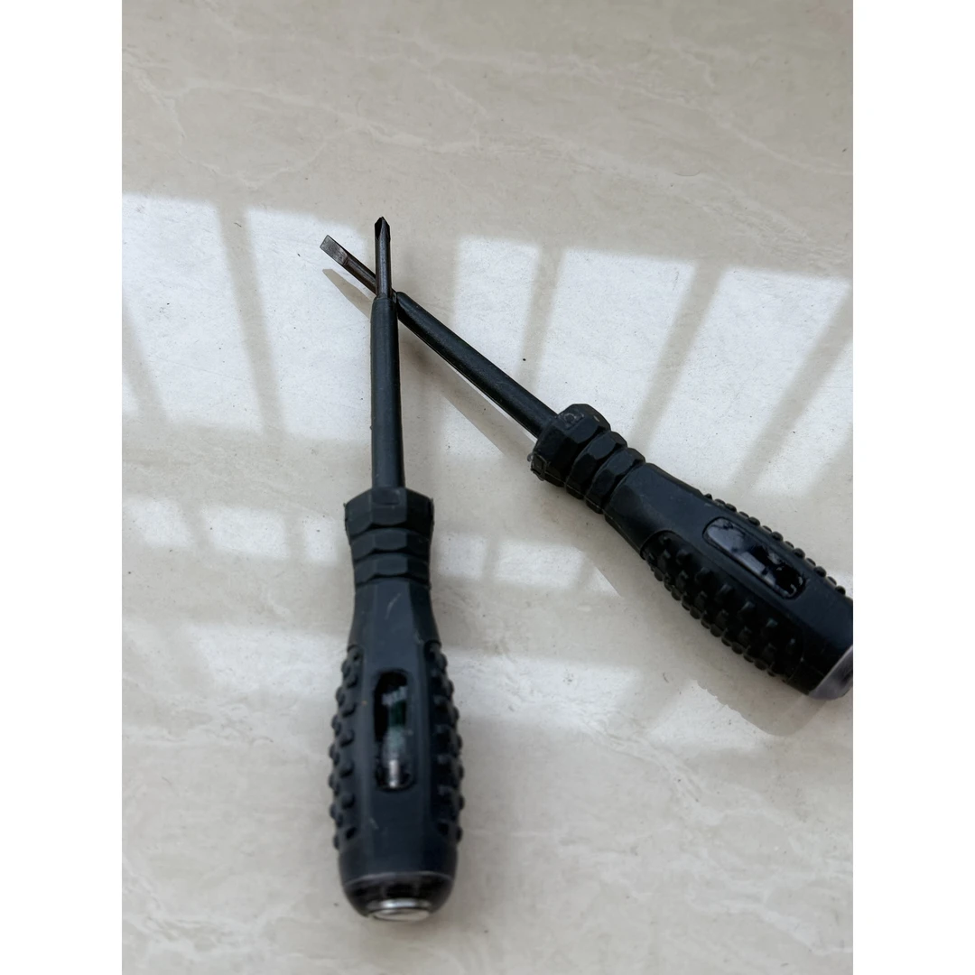 【一字+10字】家用电笔 电工测电绝缘精密电笔包胶