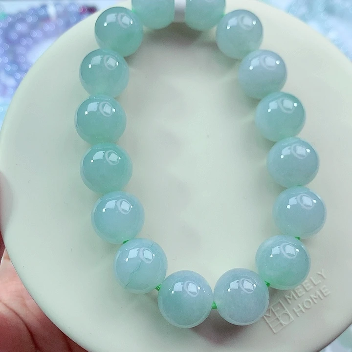 翡翠未镶嵌手链卡13.2