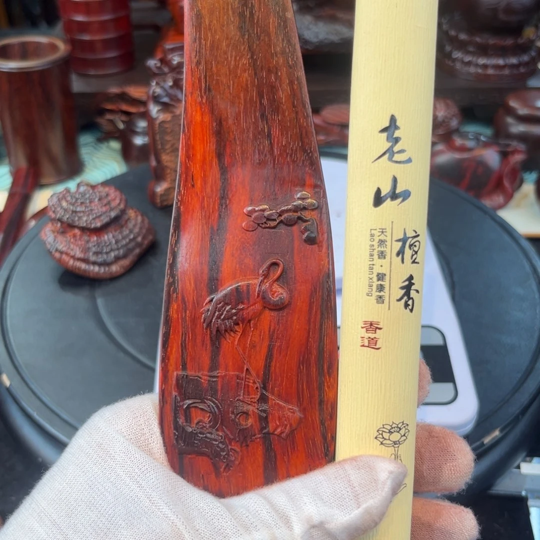 印度小叶紫檀手把件