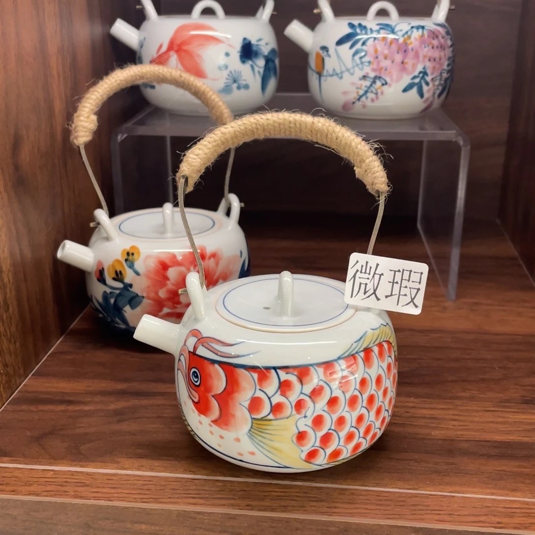 微瑕釉下彩纯手绘