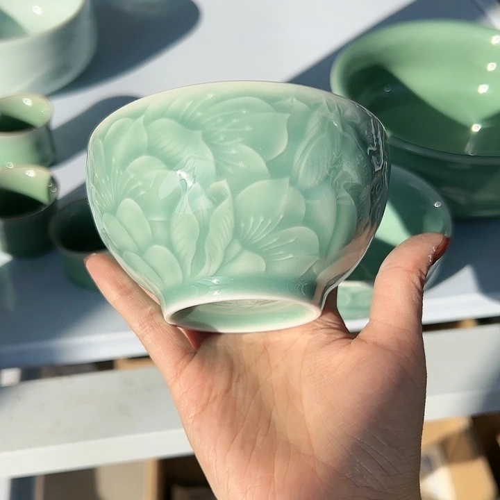 小米茶器龙泉青瓷