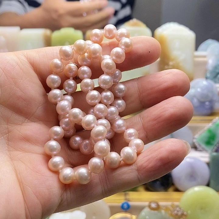 淡水珍珠未镶嵌颈饰