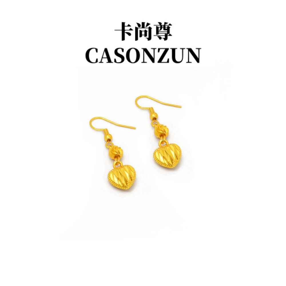 金红阁【徐总】心心相印轻奢贵气爱心耳饰【SCR04】