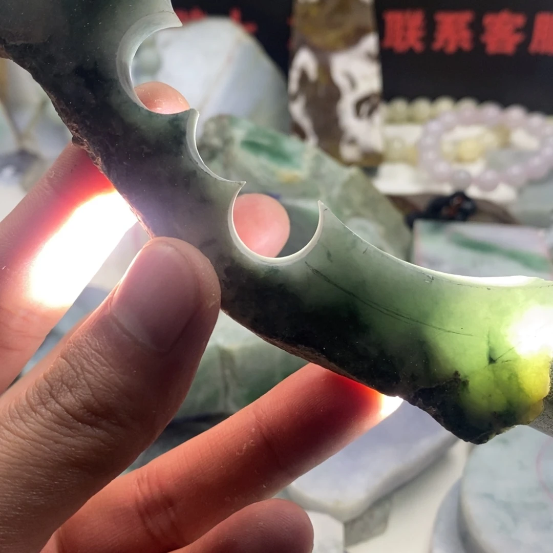 翡翠散珠天然缅甸翡翠a货78