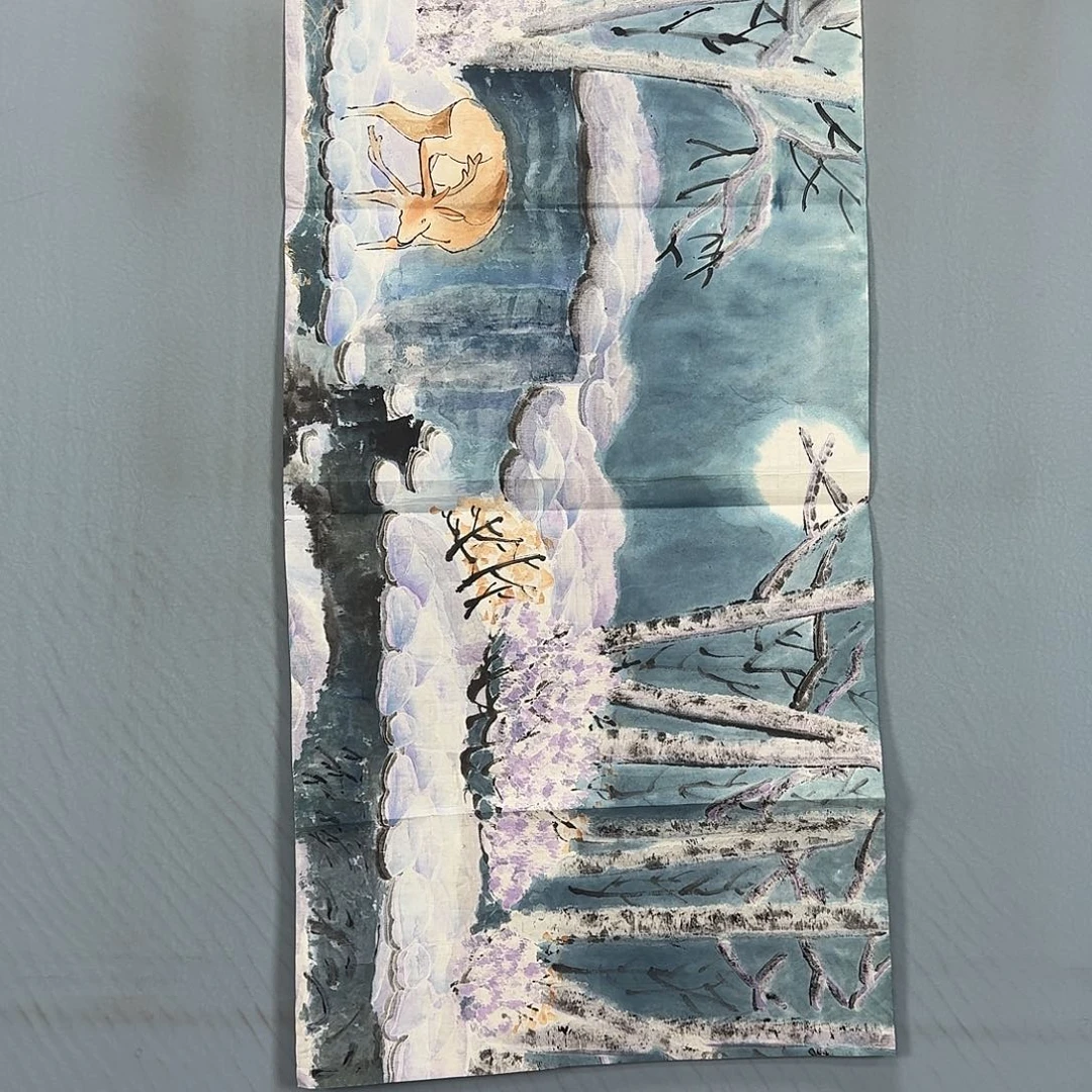 小***女国画1158 牡丹一如你