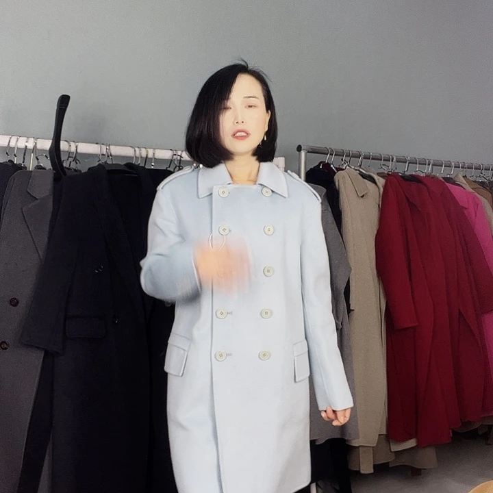 双面呢孤品M码一手长