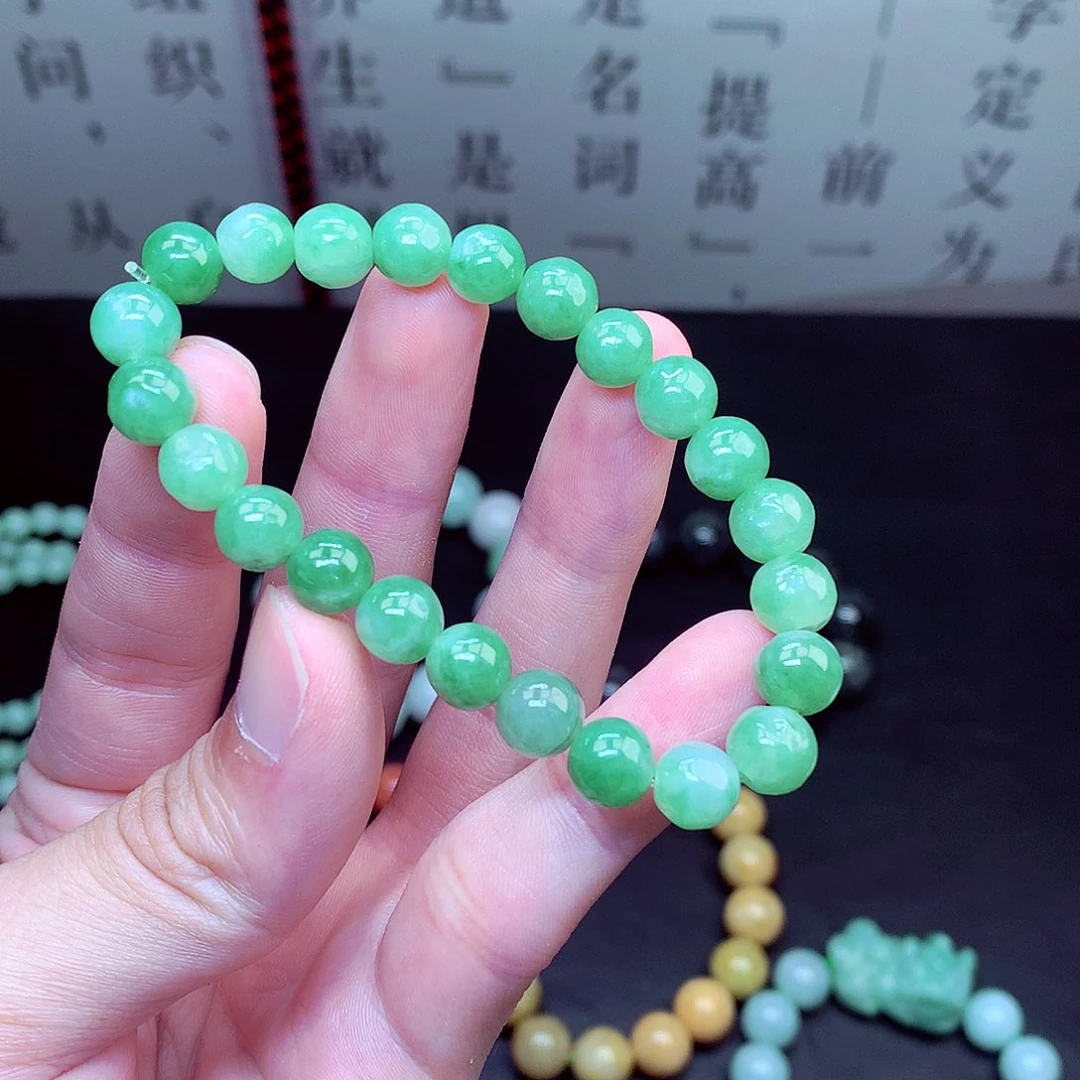 翡翠未镶嵌毛衣链