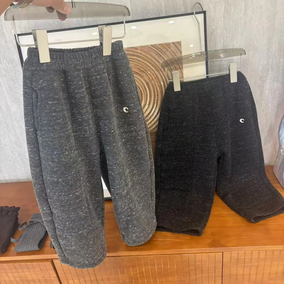 星范童装2025年秋冬装新款女童加绒加厚休闲裤254-XF-54035