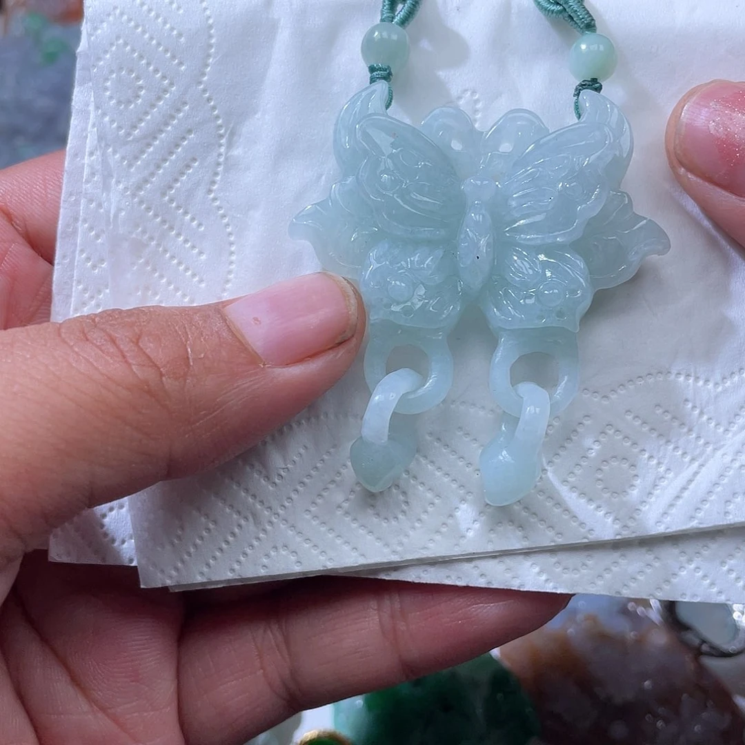 颈饰未镶嵌翡翠翡玉缘翡翠