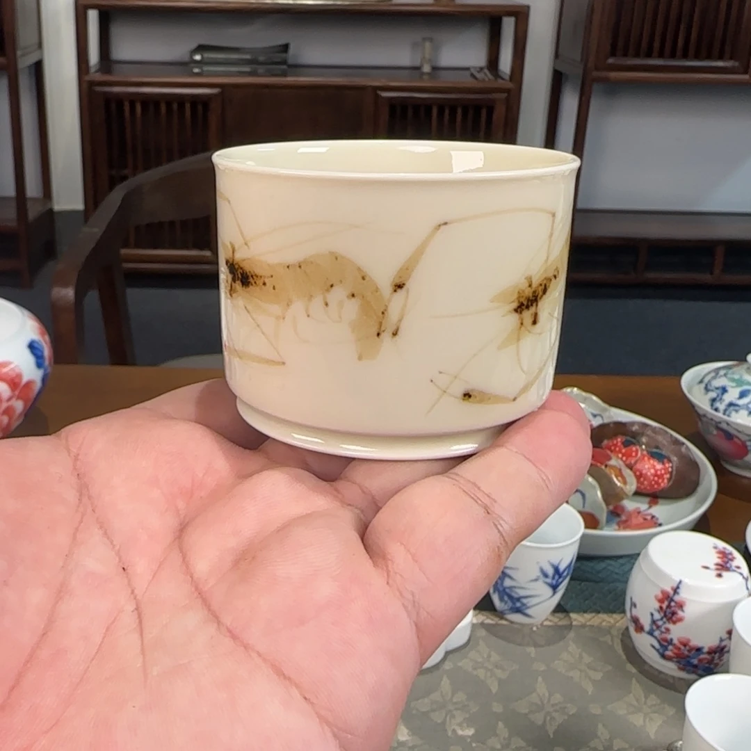 杯子陶瓷景德镇陶瓷艺术手绘