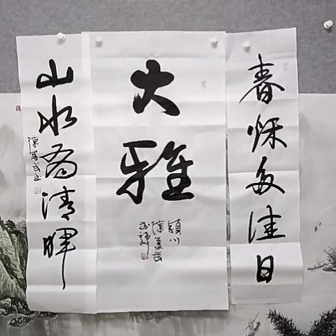 书法大雅三尺中堂书法作品