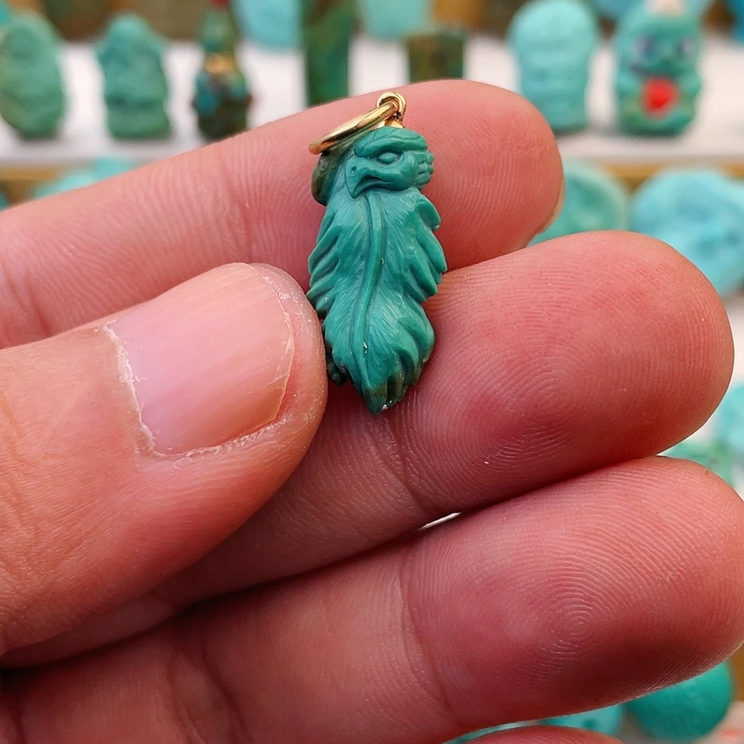 绿松石未镶嵌配饰