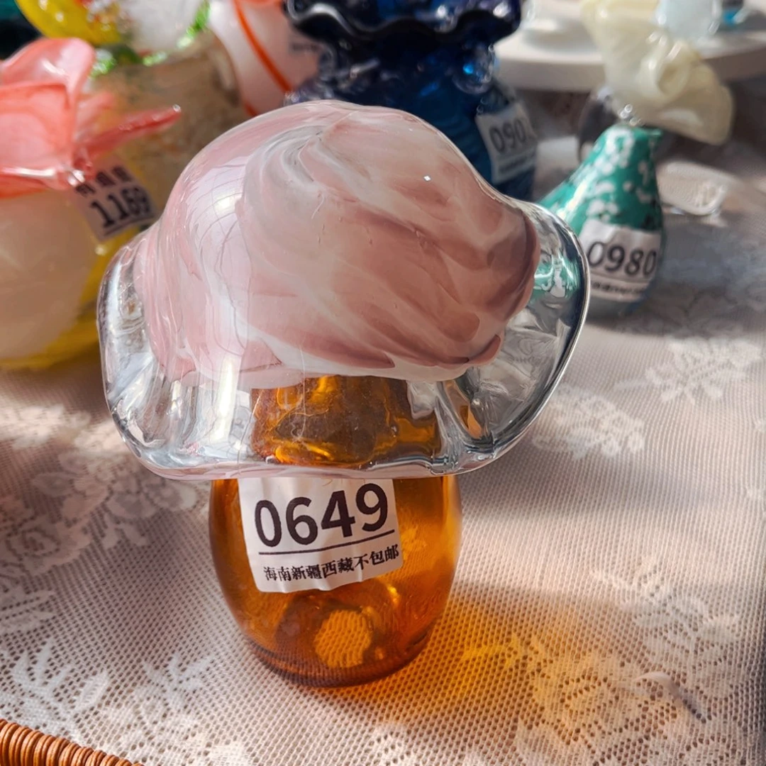 琉璃0649 花瓶摆件高15