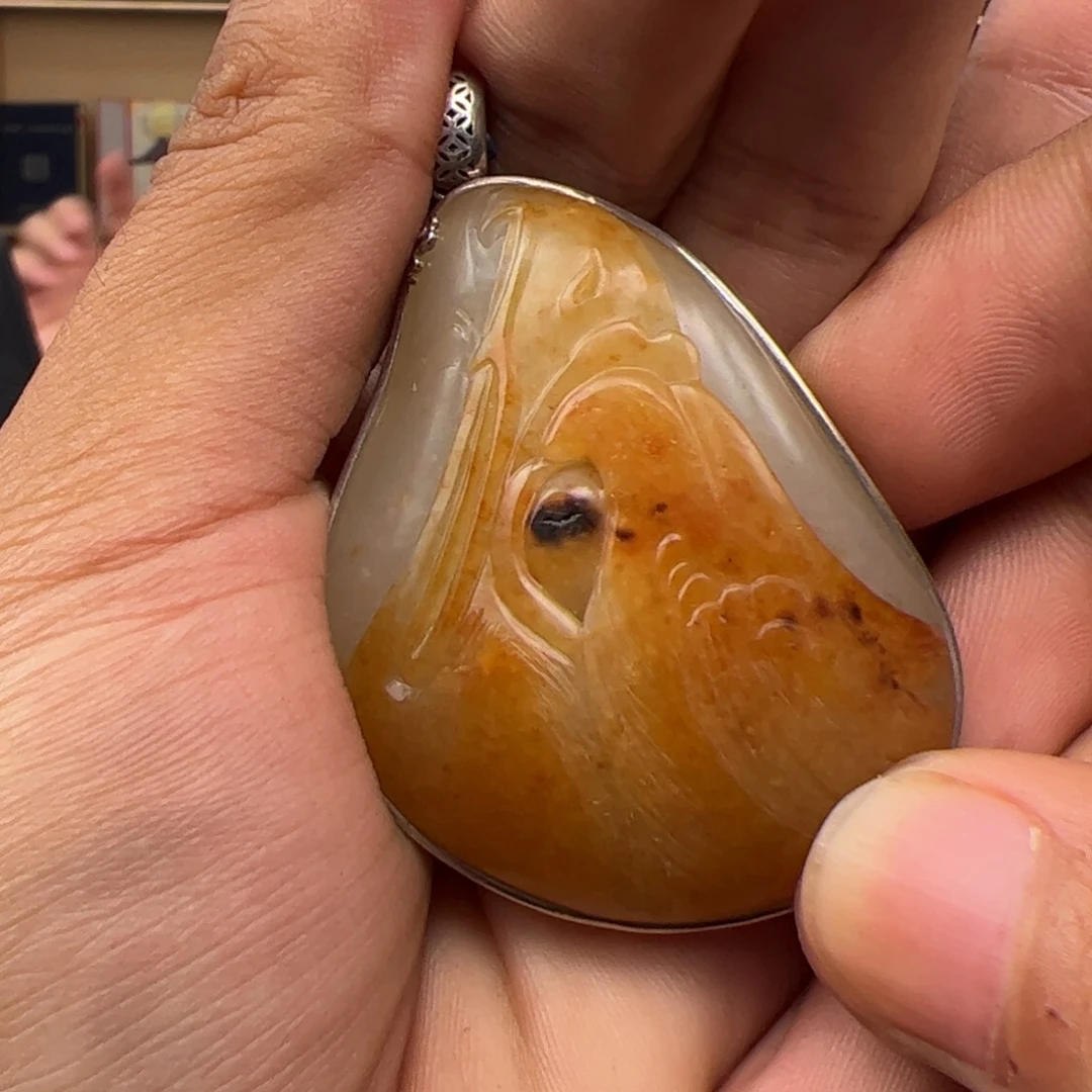 和田玉未镶嵌挂件