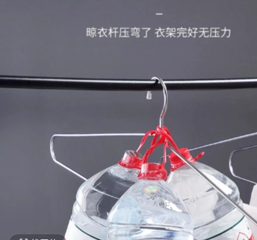 肩宽45厘米直径4毫米304不锈钢无痕无凹槽衣架家用304不锈钢衣架