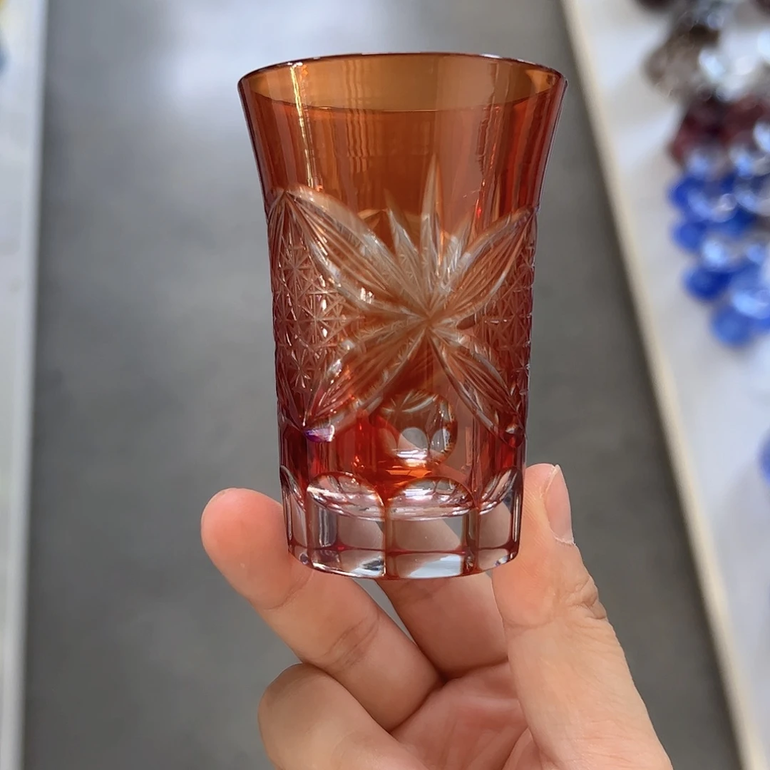 水晶玻璃高脚款微瑕一个