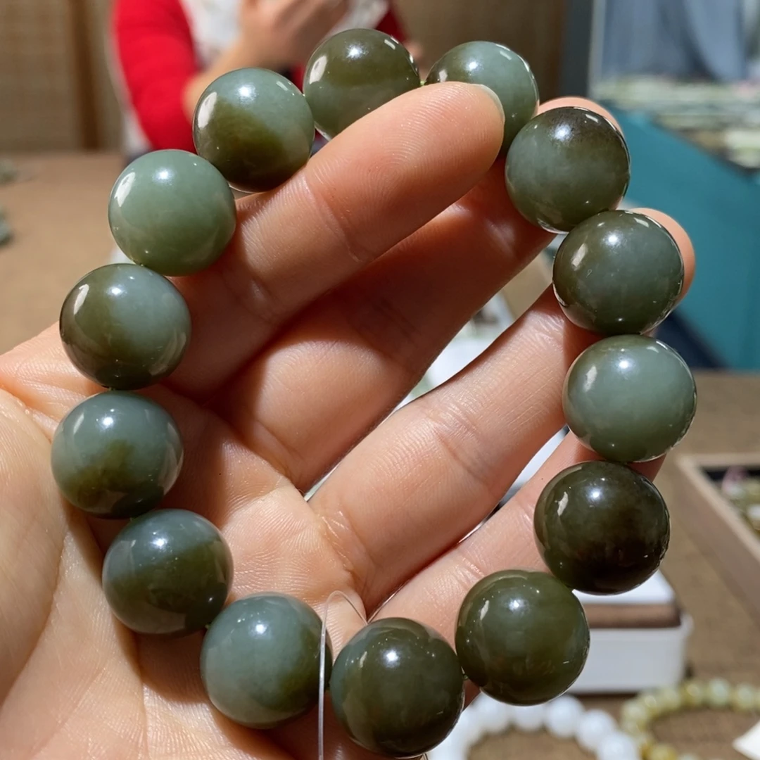 和田玉未镶嵌手链116