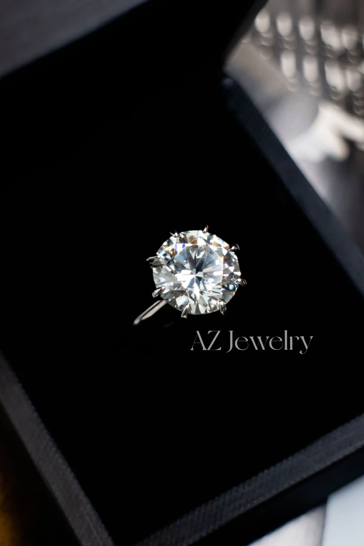 ANNA ZUCKERMAN 925银合成锆石戒指 轻奢百搭气质戒指礼物R0370