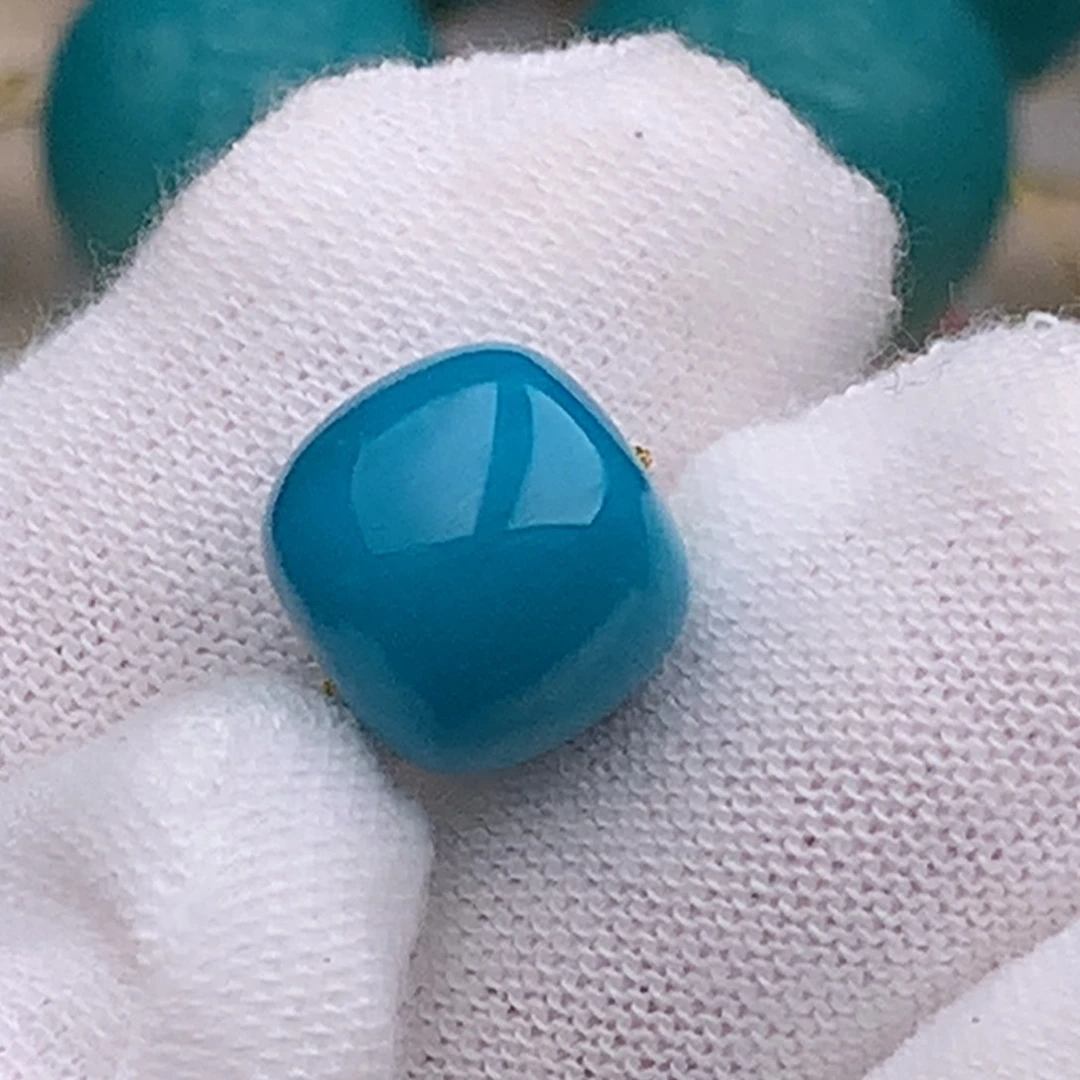 未镶嵌绿松石珠宝奇石11mm