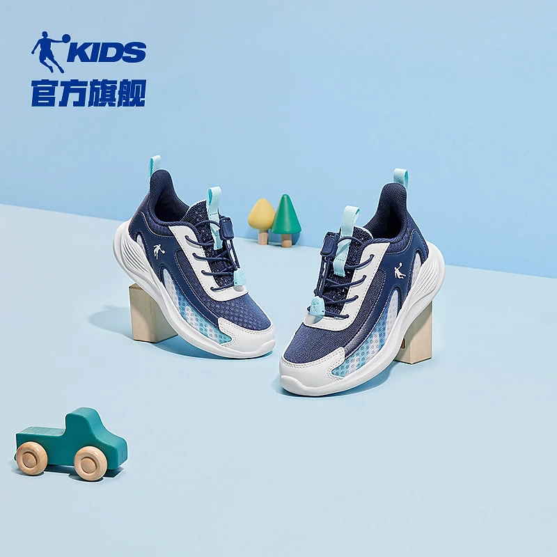 中国乔丹儿童2025夏季男童小童专业跑鞋透气减震运动休闲鞋跑步鞋