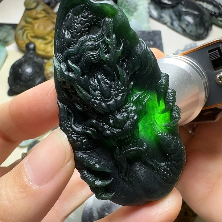 定制翡翠未镶嵌毛货