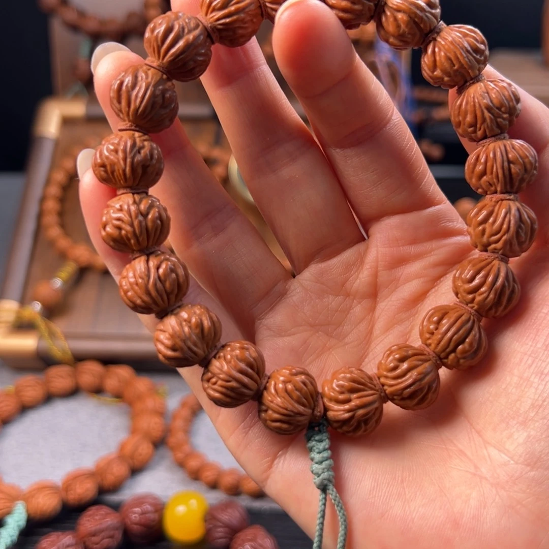 桃核吊坠14野生金蟾