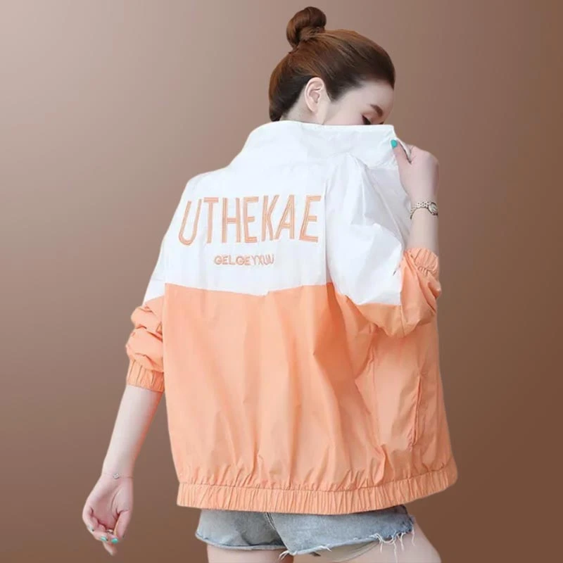 大码防晒衣休闲薄款宽松ins外套百搭时尚女装2025年夏季新款韩版