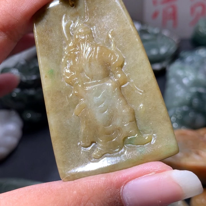 翡翠未镶嵌颈饰保真天然a货翡翠