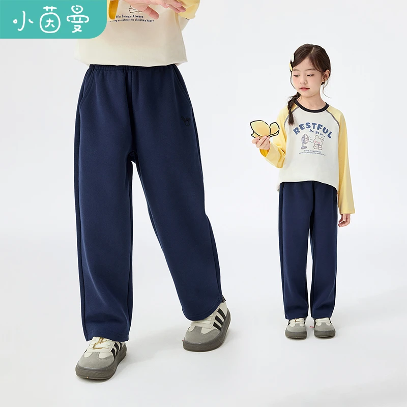小茵曼女童裤子25秋季儿童中大童弹力休闲裤子BF3853065