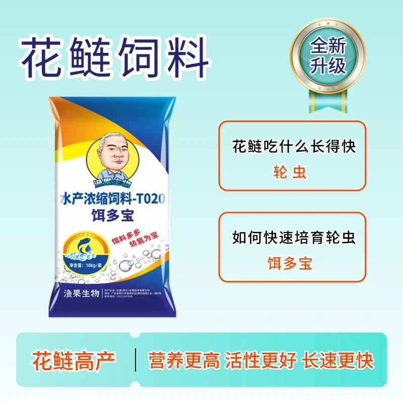 渔人陈刚饵多宝培育轮虫增加天然饵料花鲢促长水产养殖苗期促开口