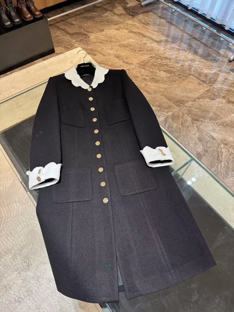 WW2024新款女士时尚长款秋冬外套