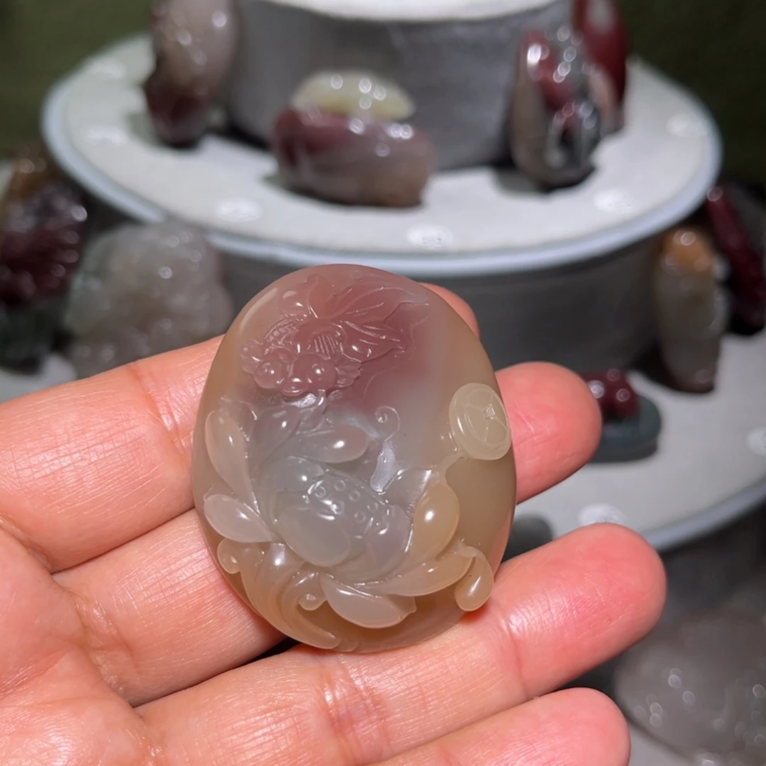 雨***⑧玛瑙/玉髓未镶嵌颈饰