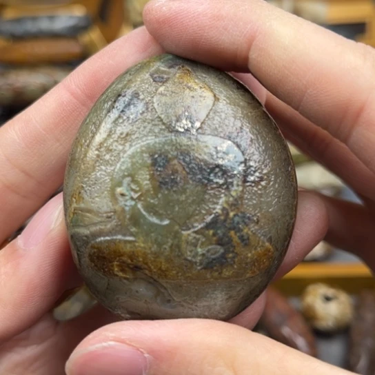 缘***道玛瑙/玉髓未镶嵌颈饰