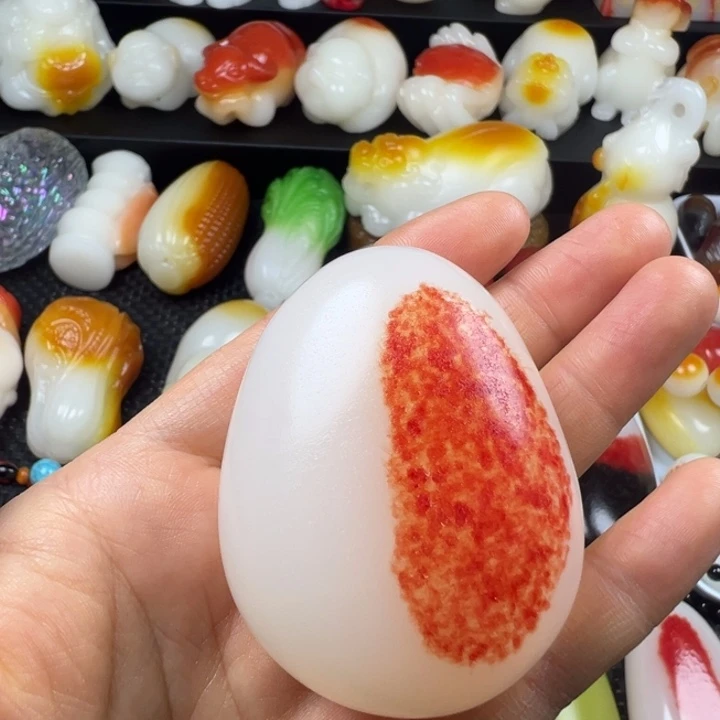 新疆戈壁五彩石金丝