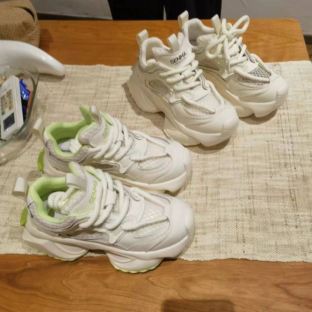 【HeiPa】付小付家潮走秀厚底休闲鞋运动百搭复古