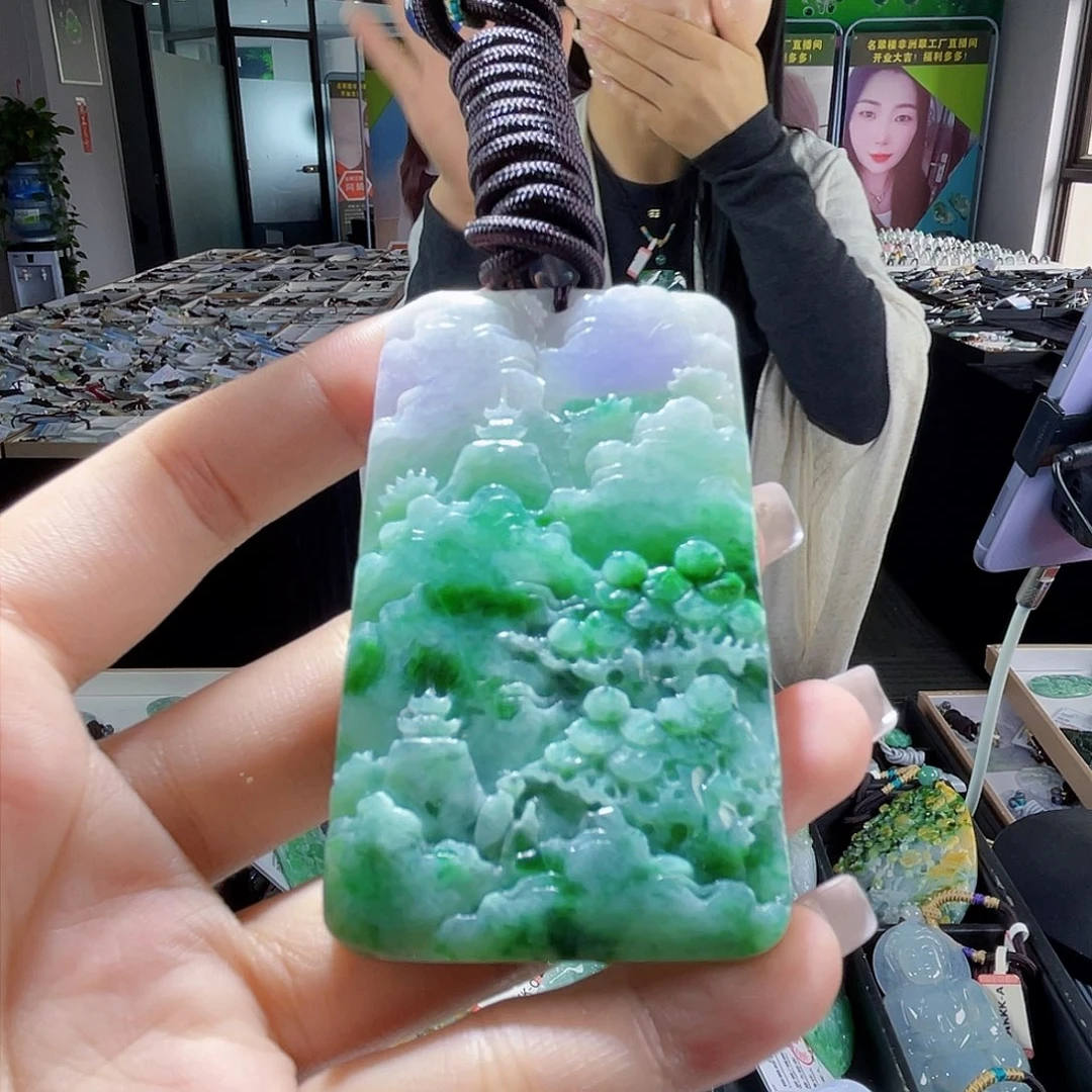 颈饰未镶嵌翡翠一