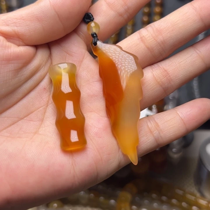 一****玛瑙/玉髓颈饰未镶嵌21