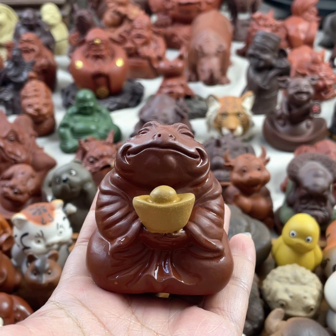 【闪购商品】紫砂茶宠紫砂蟾仙