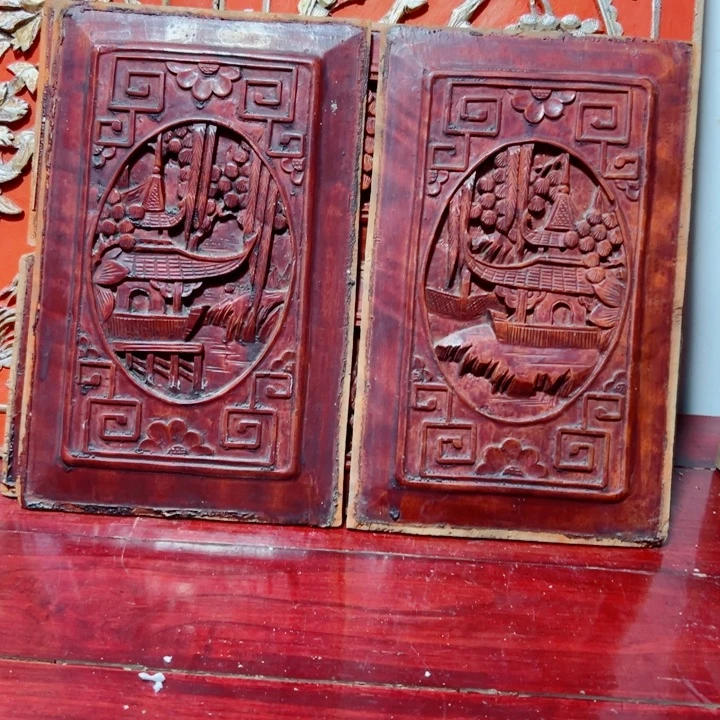 独***冬木木雕工艺品摆件
