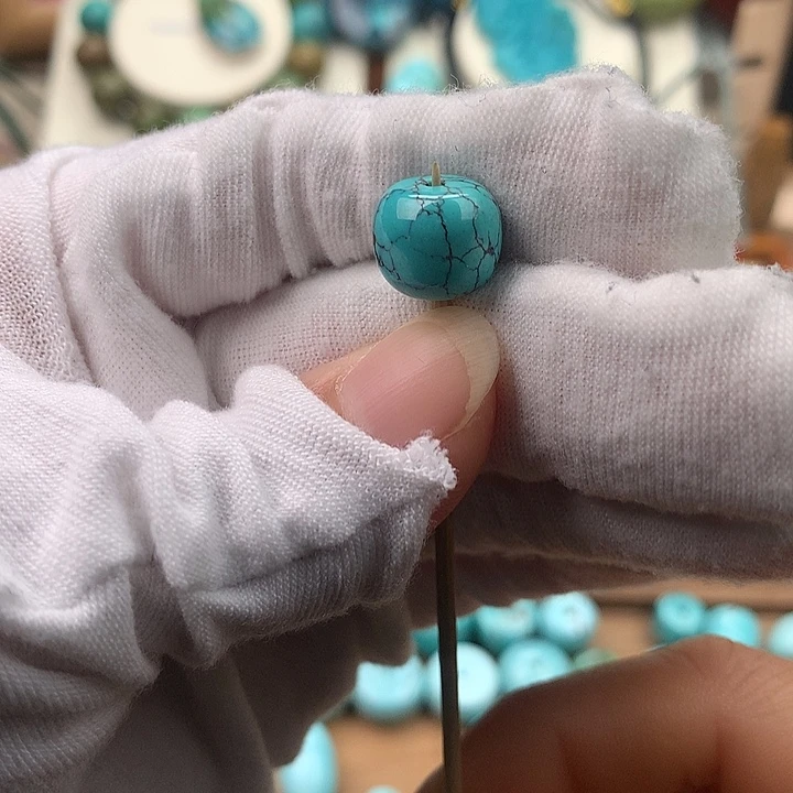 橙***陳绿松石未镶嵌配饰