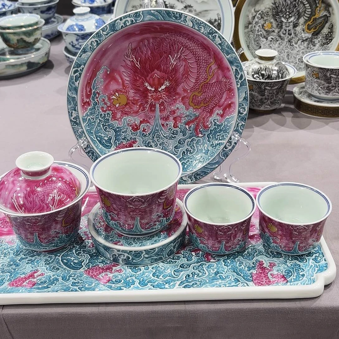 瓷片景德镇手工茶具