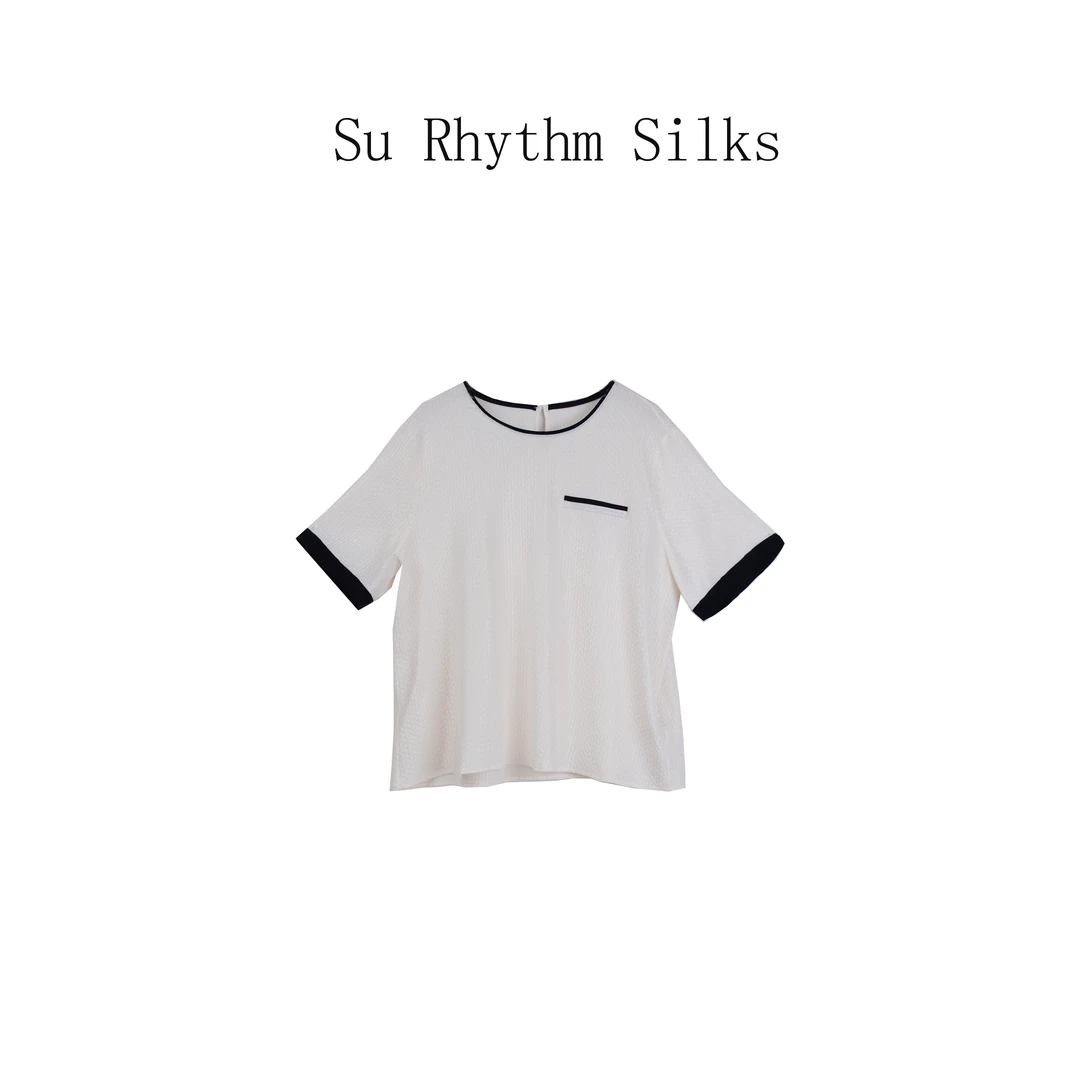 女士桑蚕丝夏季t恤JD-BK423