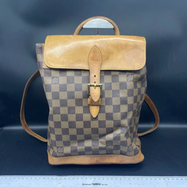 95新 LouisVuitton/路易威登 Lv棋盘格双肩/13387