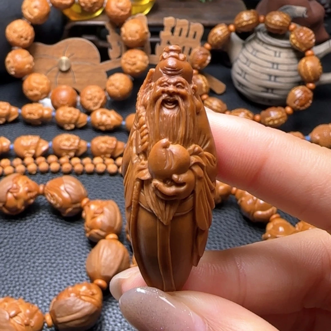 【闪购商品】橄榄核手串柳叶核寿星单籽