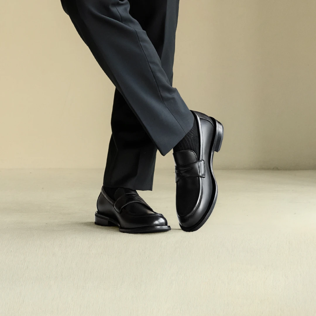 ThomWills便士乐福鞋男士一脚蹬真皮休闲皮鞋豆豆鞋英伦风夏季